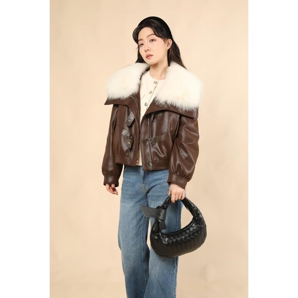 Leather Woven Knot Clutch Dumpling Hobo Top Handle Bag for Women with Elegant Ha - Picture 6 of 7